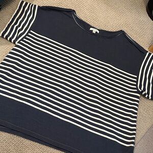 Max Studio striped T-Shirt XL